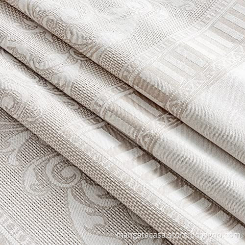 Rechteckige Jacquard -Tischdecke für Esszimmer